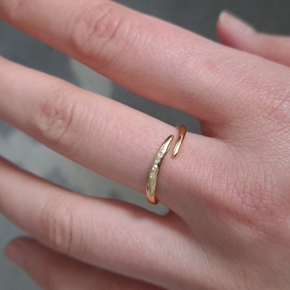 Kendra Scott Micah ring, 18K gold vermeil - Picture 9 of 13